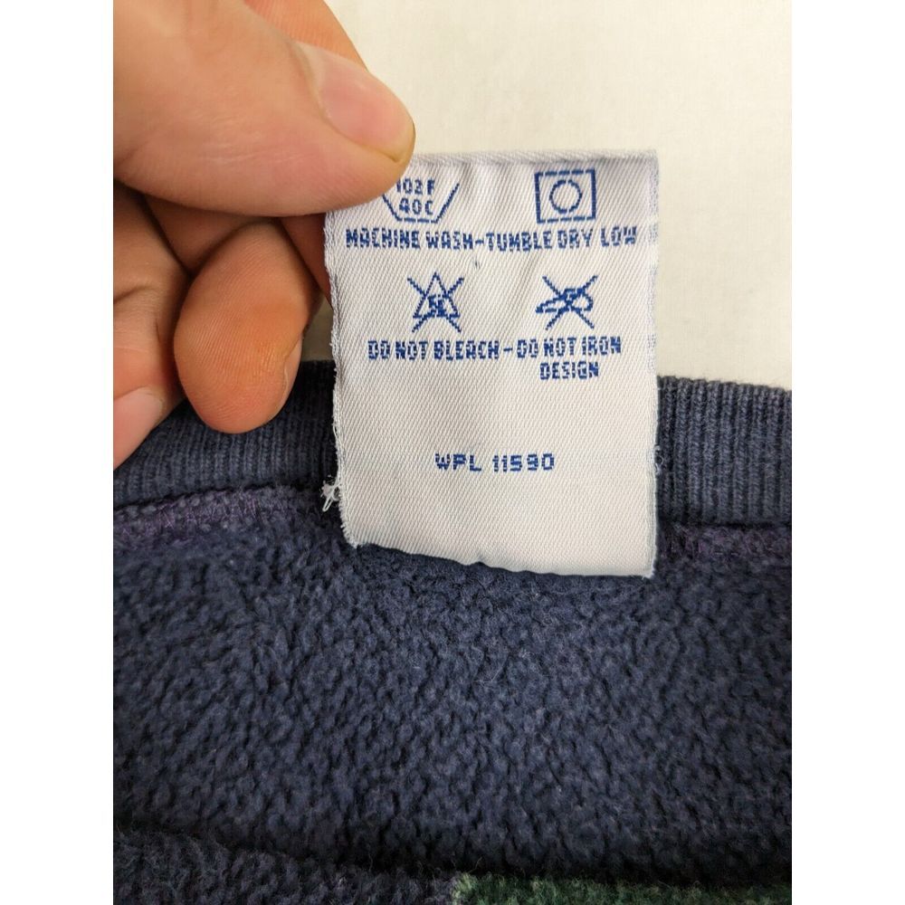 Vintage Notre Dame Sweatshirt IVY League Fighting Irish Varsity Color Block M - Picture 6 of 10